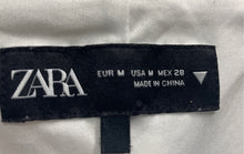 Load image into Gallery viewer, Zara Womens White Sleeveless Square Neck Regular Fit Pullover Blouse Top Size M
