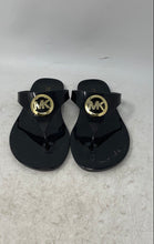 Load image into Gallery viewer, Michael Kors Womens Lillie Black Slip-On Flat Thong Sandals Size 7M
