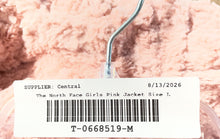 Load image into Gallery viewer, The North Face Girls Pink Reversible Quilted Long Sleeve Puffer Jacket Size L

