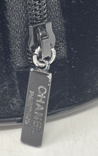 Load image into Gallery viewer, Chanel Beauty Womens Black Zip Top Lined Cosmetic Makeup Bag Worn
