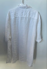Load image into Gallery viewer, Tommy Bahama Mens White Linen Short Sleeve Collared Button-Up Shirt Size 2XLT
