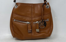 Load image into Gallery viewer, Michael Kors Womens Brown Leather Adjustable Strap Crossbody Bag &amp; Wallet

