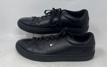 Load image into Gallery viewer, Tommy Hilfiger Mens Brecon Black Leather Lace-Up Low Top Sneaker Shoes Size 13
