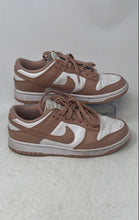 Load image into Gallery viewer, Nike Womens Dunk Low Pink White Leather Lace-Up Sneakers Shoes Size 7.5
