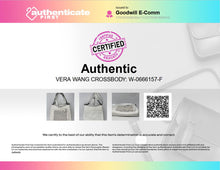 Load image into Gallery viewer, Authentic Simply Vera Vera Wang Womens White Inner Pocket Crossbody Bag Stained
