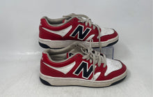 Load image into Gallery viewer, New Balance Unisex 480 BB480LRE White Red Lace-Up Sneaker Shoes Size W7-M5.5D
