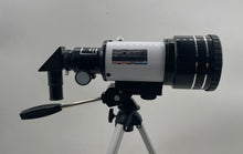 Load image into Gallery viewer, ToyerBee F30070M Black White Astronomical Telescope w/ Tripod Untested
