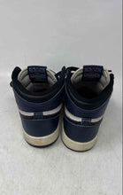Load image into Gallery viewer, Nike Boys Air Jordan 1 High FD1412-401 White Blue Lace-Up Sneakers Shoes Sz 2.5Y
