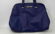 Load image into Gallery viewer, Kenneth Cole Reaction Womens Purple Leather Double Handle Zipper Satchel Handbag
