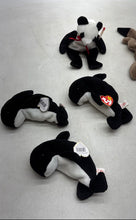 Load image into Gallery viewer, Lot Of 10 Pcs Mixed Variety Ty Beanie Babies Multicolor Collectible Plush Toys
