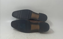 Load image into Gallery viewer, Steve Madden Mens Brown Leather Cap Toe Lace-Up Derby Dress Shoes Size 7
