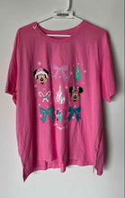 Load image into Gallery viewer, Disney Womens Pink Mickey Mouse Short Sleeve Crew Neck Pullover T-Shirt XL W/Tag
