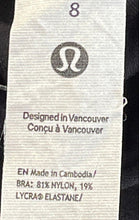 Load image into Gallery viewer, Lululemon Womens Black Sleeveless Pullover Activewear Sports Bra Size 8
