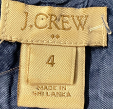 Load image into Gallery viewer, J.Crew Womens Blue Sleeveless Round Neck Short Mini Dress Size 4

