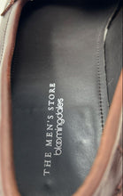 Load image into Gallery viewer, Bloomingdale's Mens Brown Leather Round Toe Slip-On Penny Loafer Shoes Size 10
