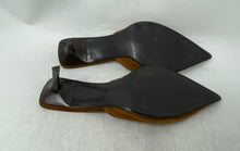 Load image into Gallery viewer, Zara Womens Brown Suede Slip-On Pointed Toe Stiletto Heel Mule Sandals Size 42
