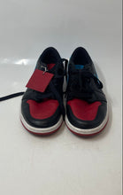 Load image into Gallery viewer, Nike Womens Air Jordan 1 CZ0775-046 Black Blue Lace-Up Sneakers Shoes Size 8

