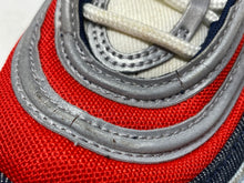 Load image into Gallery viewer, Authentic Nike Mens Air Max 97 Red White Blue Sneaker Shoes Size 11 Damaged
