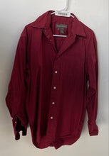 Load image into Gallery viewer, Banana Republic Mens Dark Red Cotton Long Sleeve Button-Up Shirt Size M
