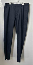 Load image into Gallery viewer, Calvin Klein Mens Dark Blue Slash Pockets Extra Slim Fit Dress Pants Size 32x30
