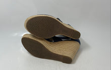 Load image into Gallery viewer, Michael Kors Womens Damita Blue Open Toe Wedge Heel Platform Sandals Size 10
