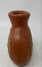 Load image into Gallery viewer, Brown Engraved Small Clay Pot Is A Craft Piece Inspired By The Mayan Culture
