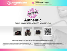 Load image into Gallery viewer, Authentic Carolina Herrera Mens Brown Lace-Up Sneaker Shoes Size 8.5 Worn
