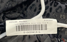 Load image into Gallery viewer, Loft Womens Black Leopard Print Short Flutter Sleeve Ruffle Swing Dress Size M

