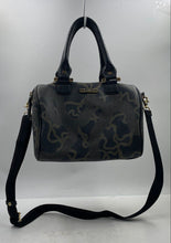 Load image into Gallery viewer, Authentic Tous Womens Black Dark Green Detachable Strap Satchel Purse Damaged
