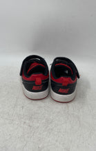 Load image into Gallery viewer, Nike Kids Court Borough Low Recraft DV5458-600 Black Red Sneakers Shoes Size 8C
