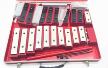 Load image into Gallery viewer, White Red Black Mallets Xylophone Musical Instrument With Carrying Case
