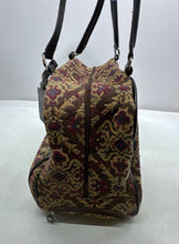 Load image into Gallery viewer, Liz Claiborne Womens Multicolor Printed Zipper Top Handle Travel Tote Bag
