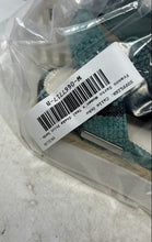 Load image into Gallery viewer, Franco Sarto Womens Darla Teal Snakeskin Print Leather Ankle Strap Sandals Sz 6M
