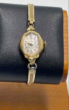 Load image into Gallery viewer, Authentic Helbros Women's Dress Gold-Tone Vintage Watch Tested 11.43K
