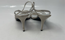 Load image into Gallery viewer, Lauren Ralph Lauren Womens Theresa Silver Tone Open Toe Strappy Heels Size 8.5B
