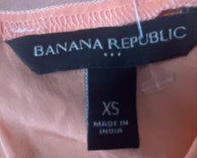 Load image into Gallery viewer, Banana Republic Womens Orange Short Sleeve Pullover Blouse Top Size XS
