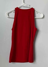 Load image into Gallery viewer, INC International Concepts Womens Red Sleeveless Blouse Top Size Small With Tag
