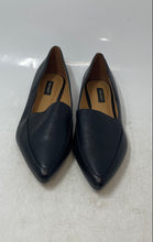 Load image into Gallery viewer, Nine West Womens Adream Black Leather Pointed Toe Slip-On Loafer Flats Size 8.5M
