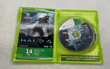 Load image into Gallery viewer, Lot Of 2 Pcs Assorted Xbox 360 Halo 4 And Kinect Adventure Video Games

