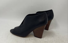 Load image into Gallery viewer, Vince Camuto Womens Andrita Black Leather Peep Toe Ankle Booties Size 9M
