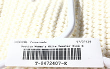 Load image into Gallery viewer, Nautica Womens White Knitted Crew Neck Long Sleeve Pullover Sweater Size Small

