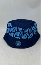 Load image into Gallery viewer, Unisex Blue Logo Print Manchester City Wide Brim Soccer Bucket Hat
