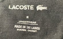 Load image into Gallery viewer, Lacoste Mens Black Short Sleeve Crew Neck Regular Fit Pullover T-Shirt Size M

