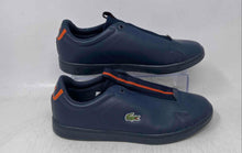 Load image into Gallery viewer, Lacoste Kids Carnaby Evo Orange Blue Low Top Slip-On Sneaker Shoes Size 6.5
