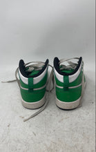 Load image into Gallery viewer, Nike Boys Air Jordan 1 Mid White Green Leather Lace-Up Sneakers Shoes Size 1Y
