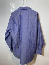 Load image into Gallery viewer, Tommy Hilfiger Mens Blue Long Sleeve Collared Dress Shirt Size XL 17-17.5 34/35
