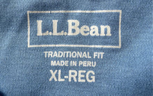 Load image into Gallery viewer, L.L. Bean Mens Blue Cotton Long Sleeve Traditional Fit T-Shirt Size XL
