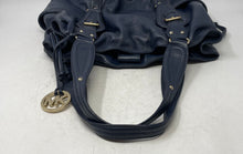 Load image into Gallery viewer, Michael Kors Womens Dark Blue Inner Pockets Double Handle Shoulder Handbag
