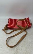 Load image into Gallery viewer, Kenneth Cole Reaction Womens Red White Striped Printed Adjustable Crossbody Bag
