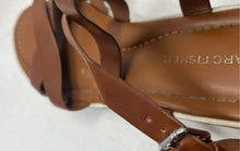 Load image into Gallery viewer, Marc Fisher Womens Grandie Brown Open Toe Platform Sandals Size 8M
